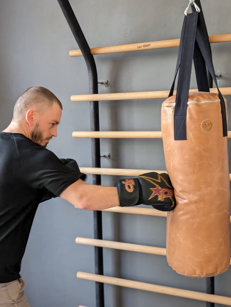 Boxsack aus Leder - EdelKRAFT